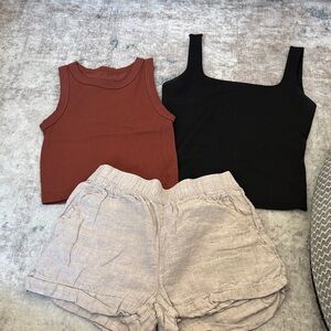 Tank Tops and Shorts Outfit